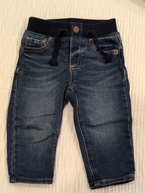 Gap Toddler Denim Pull-On Jeans in Dark Blue